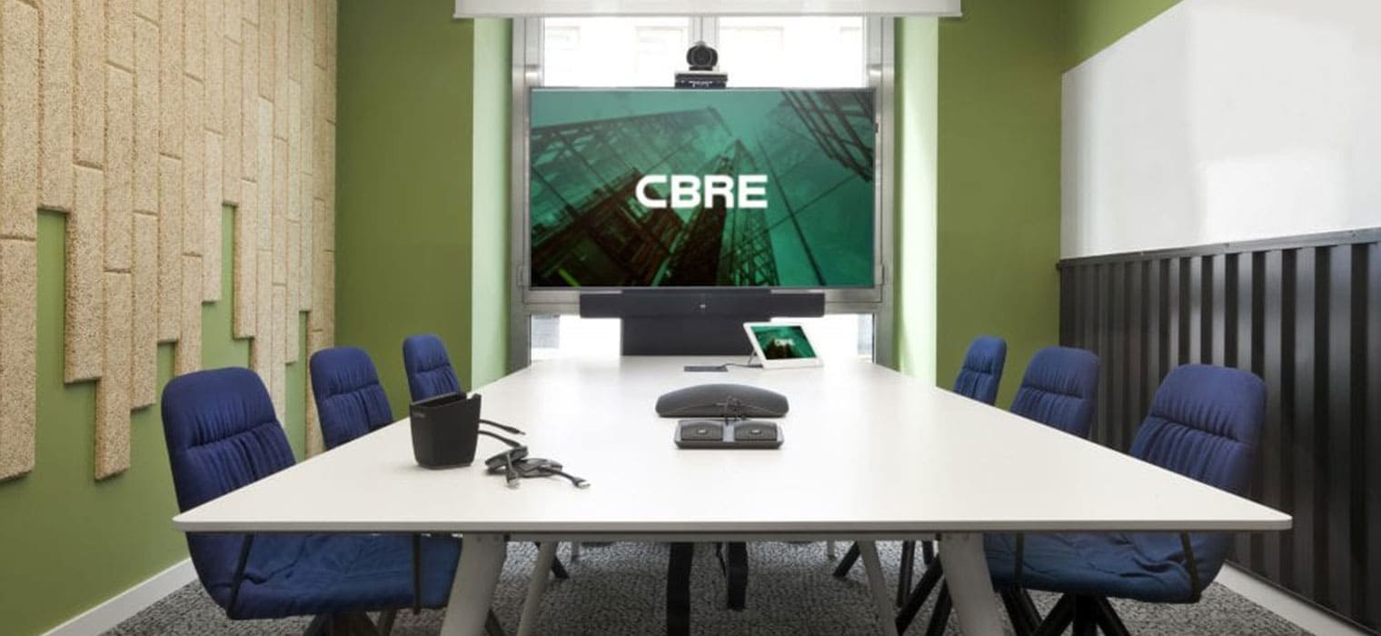 Spazio corporate con tecnologia integrata