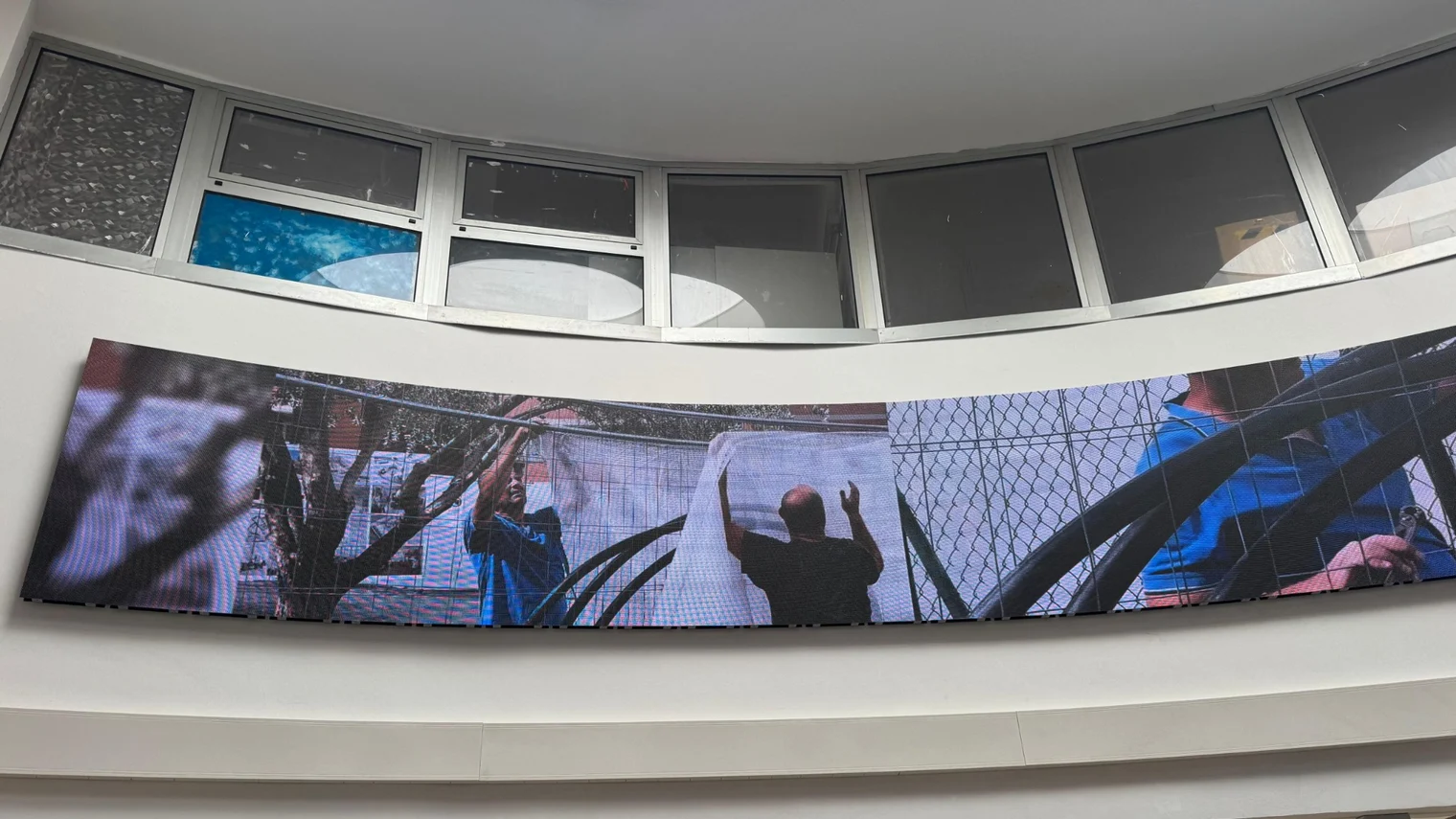 CFP Ernesto Nathan — immersive Agora with LED wall